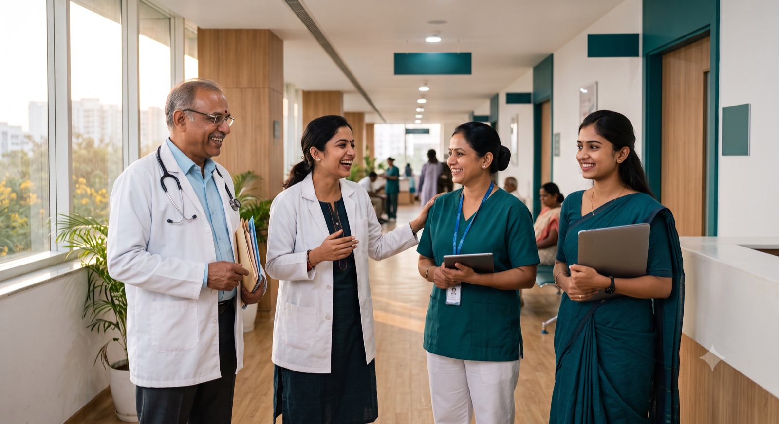 Team / clinic photo — candid, warm